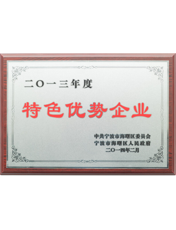 2013特色優(yōu)勢(shì)企業(yè)